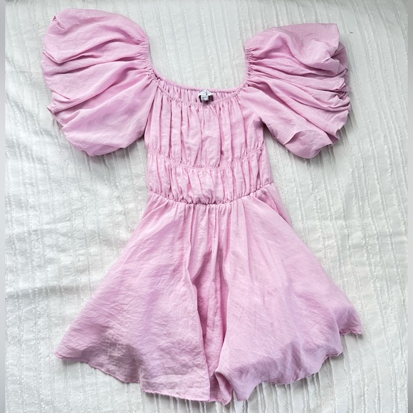 Princess Polly Aiyana Brand Bubblegum Pink Mini Dress Size US 2 - Picture 3 of 6